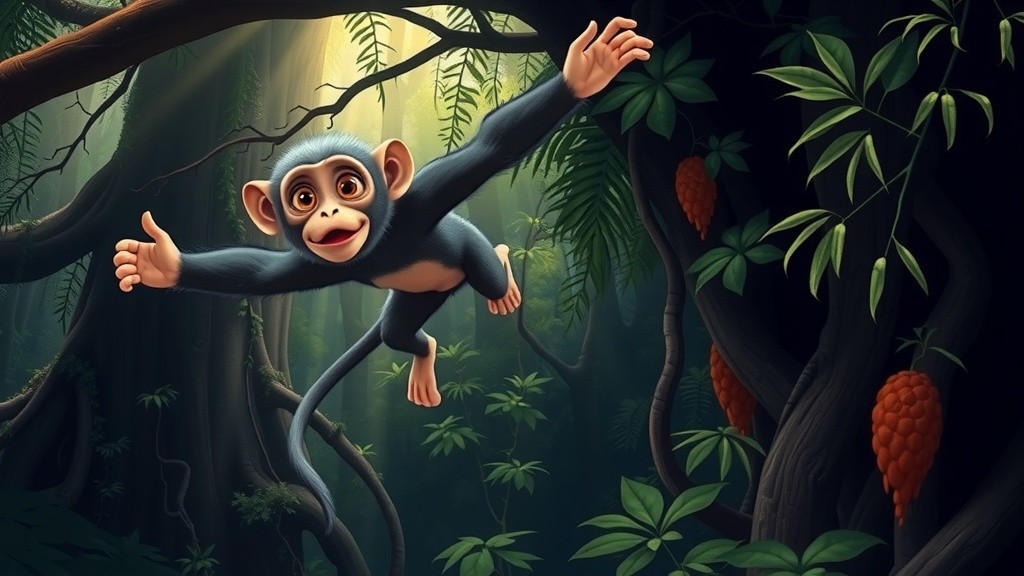 मोटू बंदर का जादुई केला!