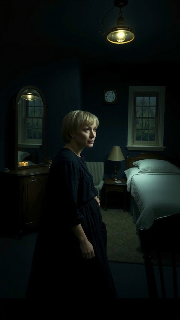 Bayangan Menyeramkan di Cermin