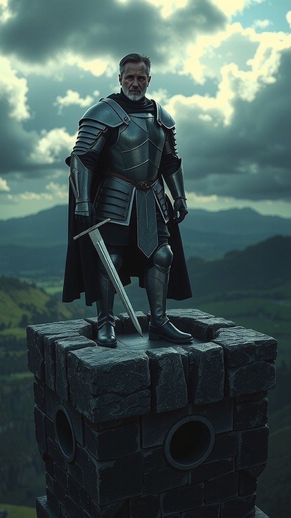 Pertarungan Ksatria dan Naga Merah