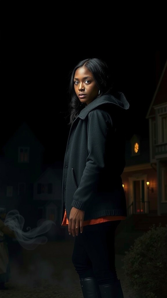 The Woman Who Never Blinked: A Scary Village Story