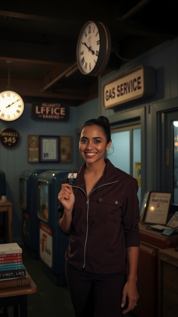 नोरा गैस स्टेशन की रात की नौकरी के नियम