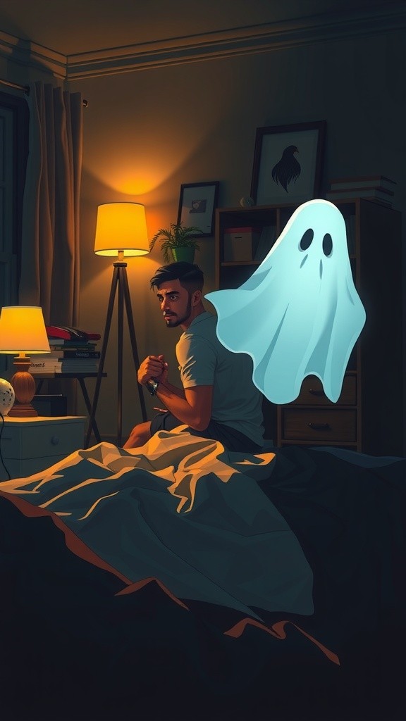 My Ghostly Roommate: A Total Freeloader!