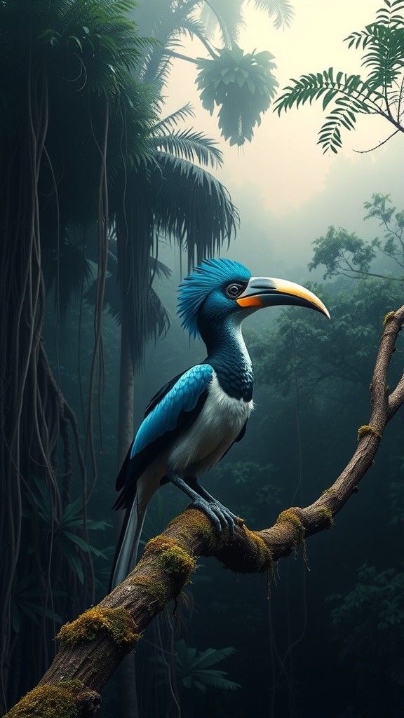 Kisah dan Makna Burung Rangkok dalam Budaya Dayak