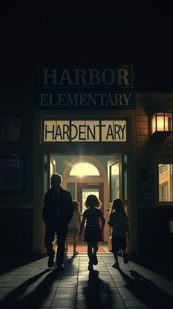 Liberty's First Day at Harbor Elementary