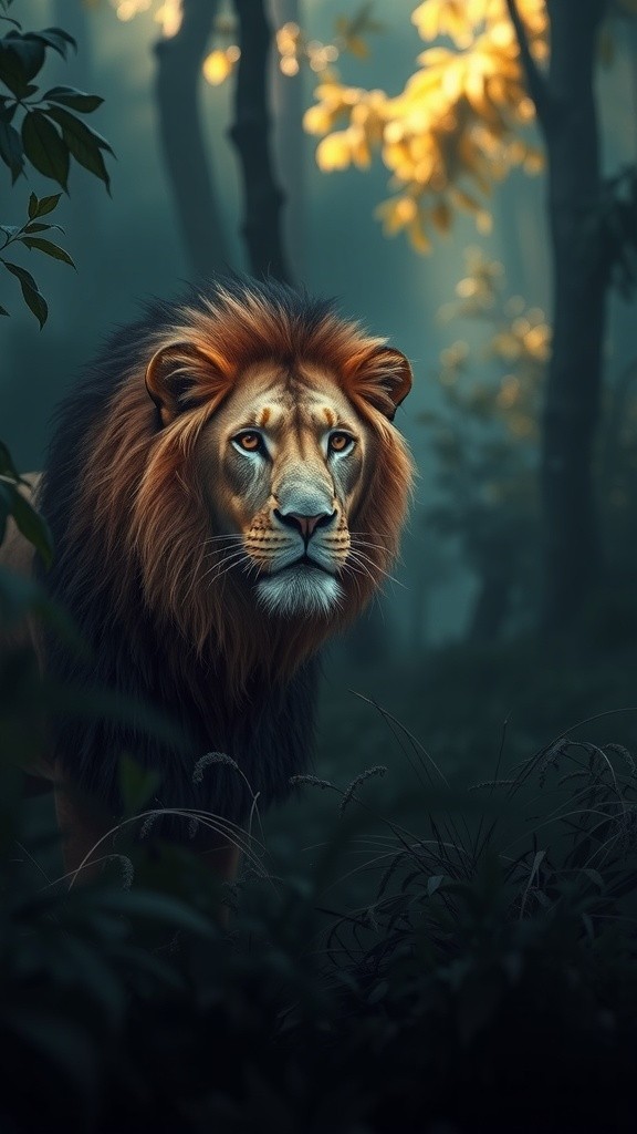 The Gentle Horror of the Forest Lion