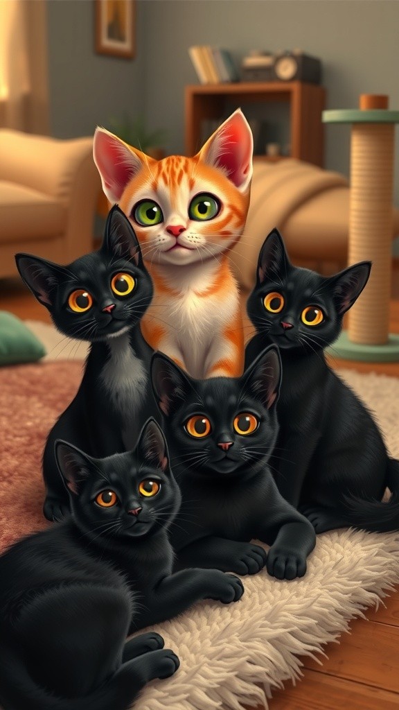 Creepy Neighbor Encounter: Cat Friends Home Alone