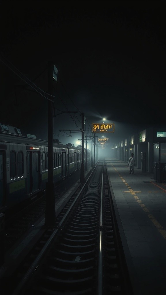 दिल्ली की आख़िरी मेट्रो: एक खौफ़नाक रात