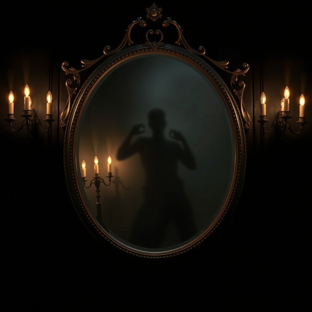 The Reflection's Grin: A Mirror's Haunt