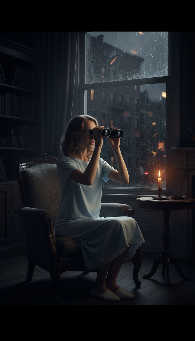 Hitchcockian Shadows: A Tale of Suspense