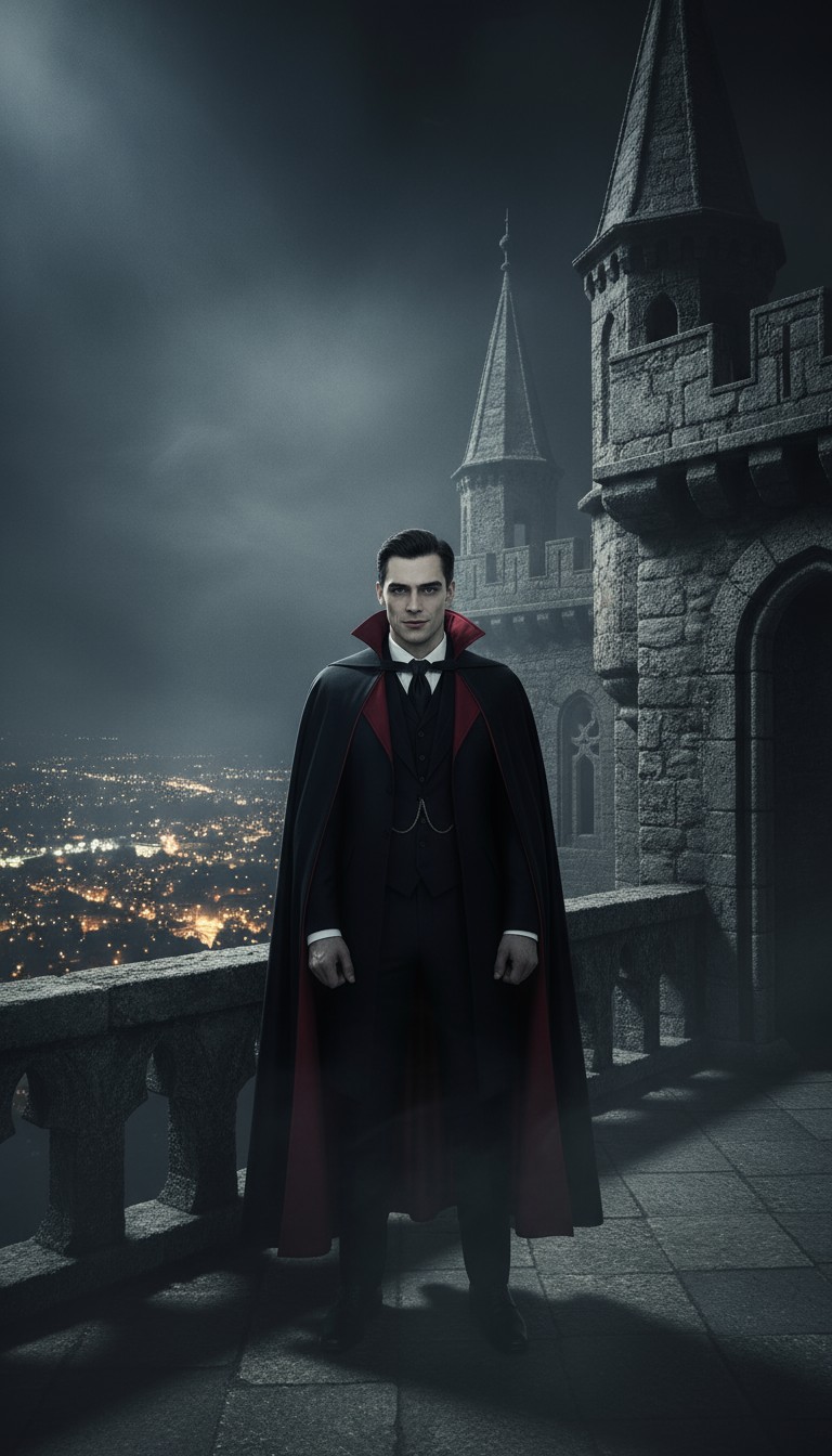 Vampire's Gaze: Bloodlust Over the City