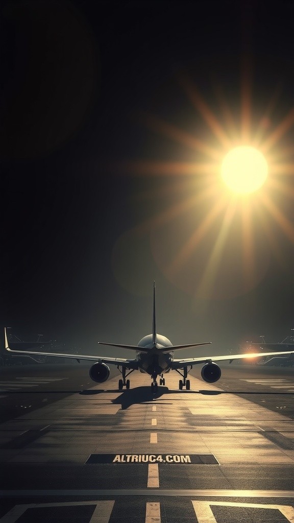 Air Hostess on Plane Reacts to Terrible Storm