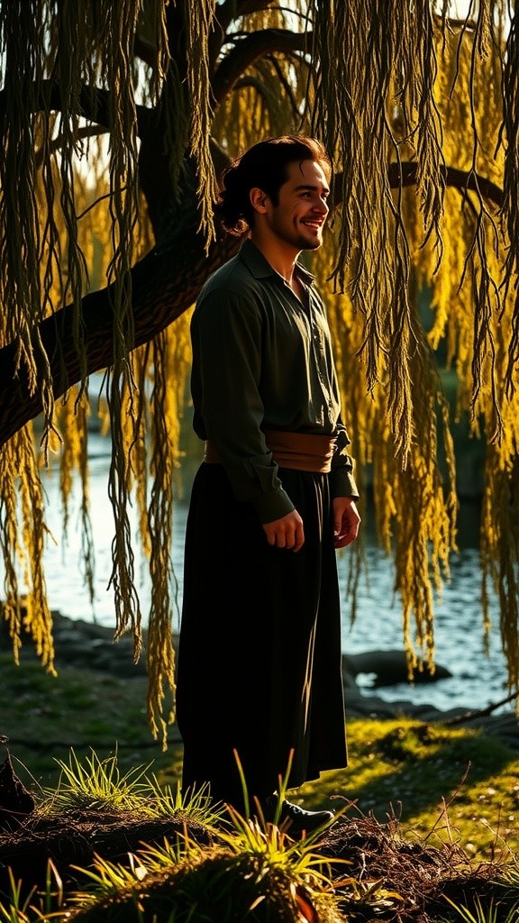 Whispers of Inspiration Beneath the Willow