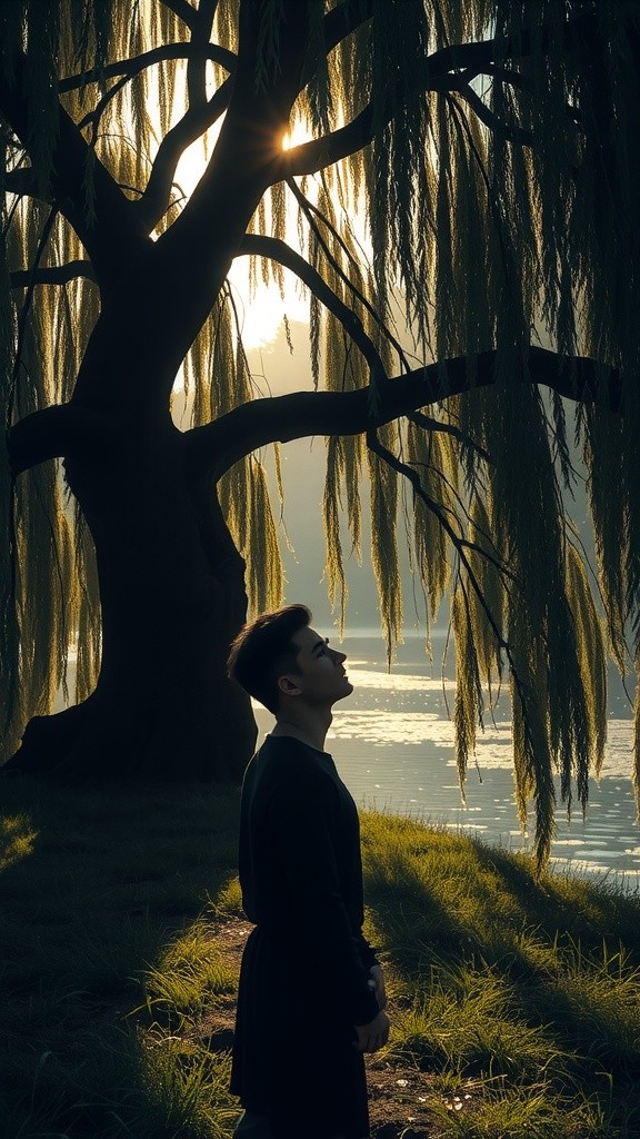 Whispers of the Willow: A Chance Encounter