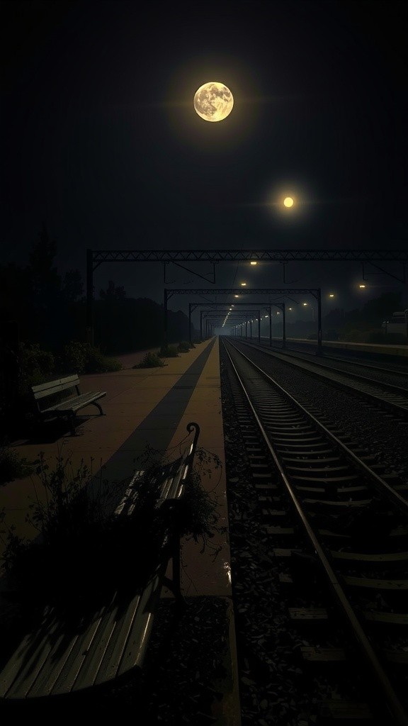 Trapped in Terror: Reena and Meena's Night at the Abandoned Railway Station