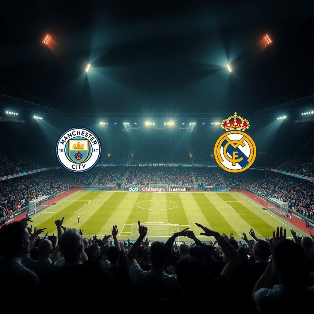 Champions League Clash: Manchester City vs Real Madrid
