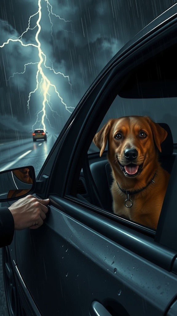 Chilling Tale: Cop, Car, and Canine