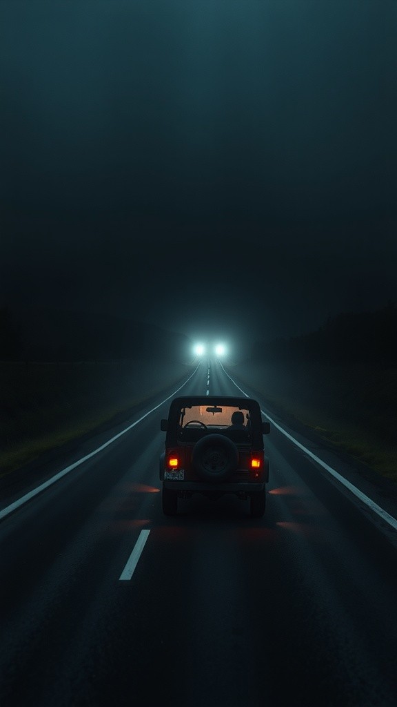 The Hitchhiker's Smile: A Night on the A9