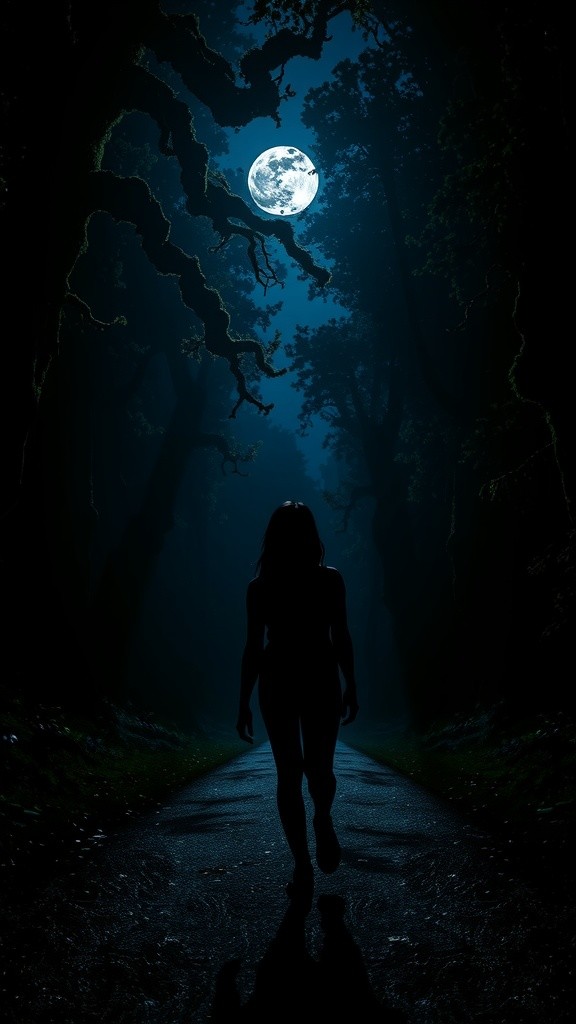 Girl Alone in a Horror Home