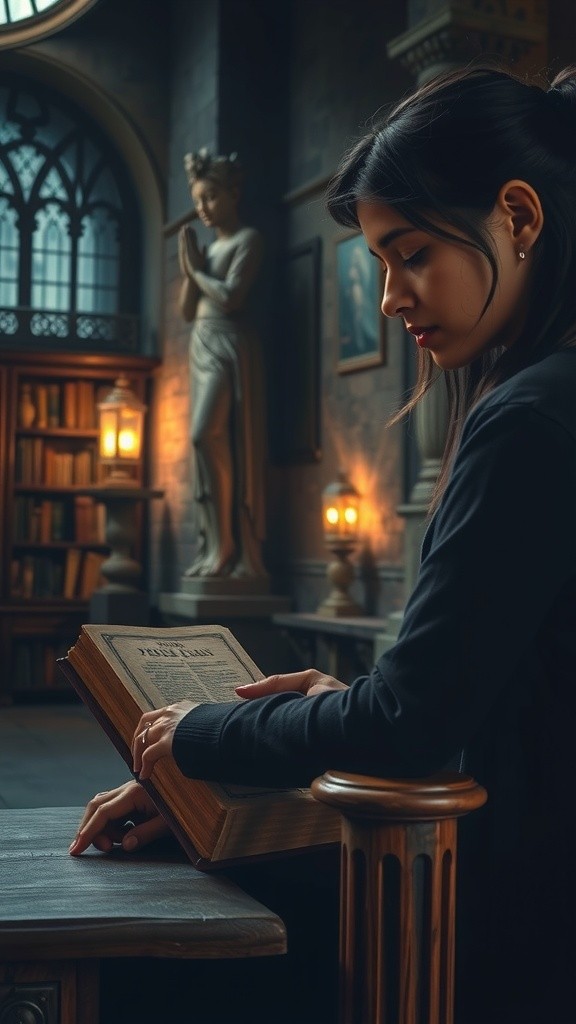 Patung Doa yang Menyeramkan