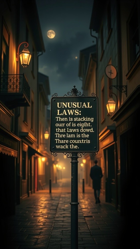 قوانين غريبة من حول العالم