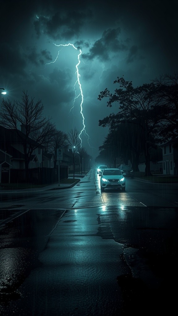 Whispers in the Storm: Shadows of Suburbia