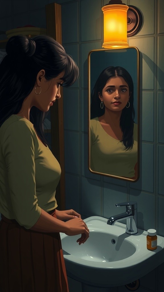 सिया का आईने से सामना