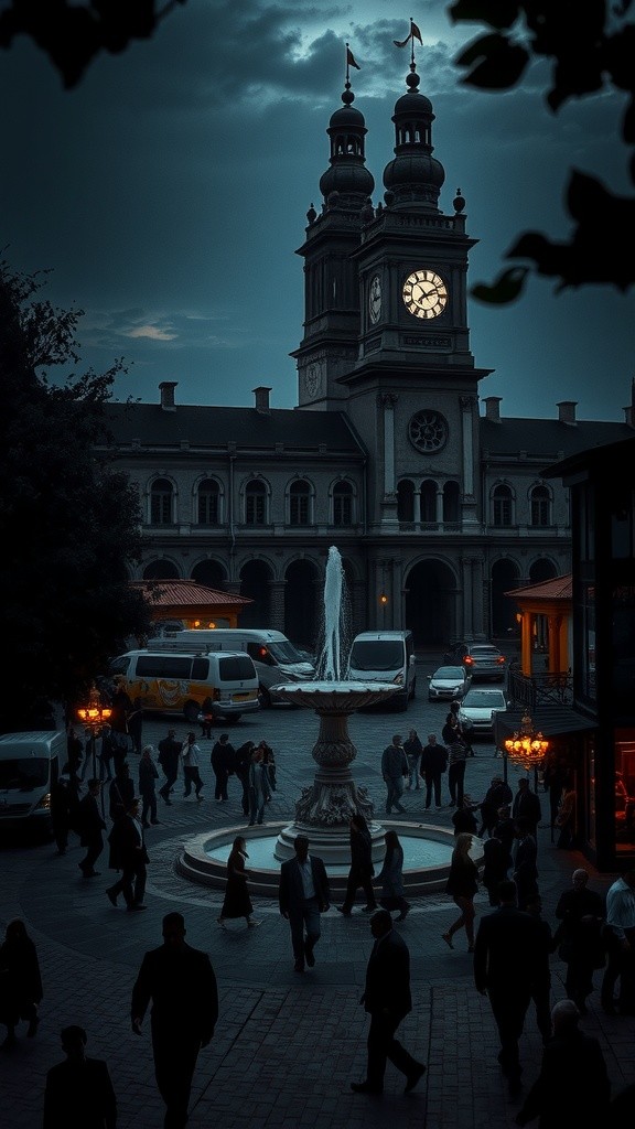 Rahasia Jam Malam di Alun-Alun Kota Tua