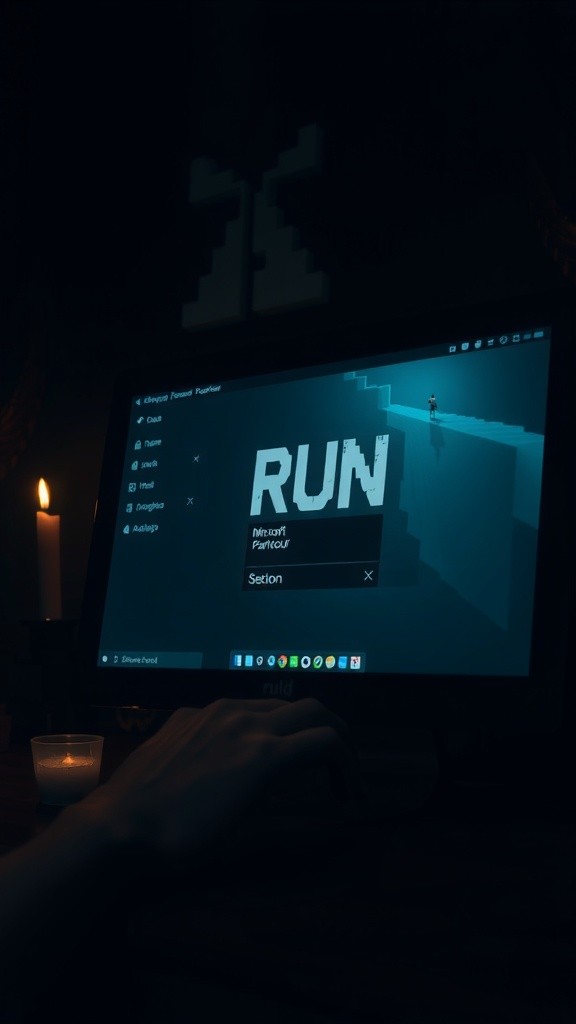 THE THING IN THE PARKOUR MAP: A HORROR MINECRAFT EXPERIENCE
