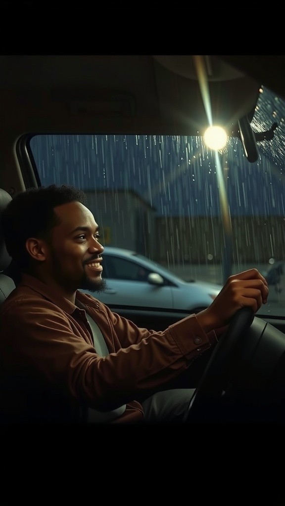 Taksi Buta di Tengah Hujan