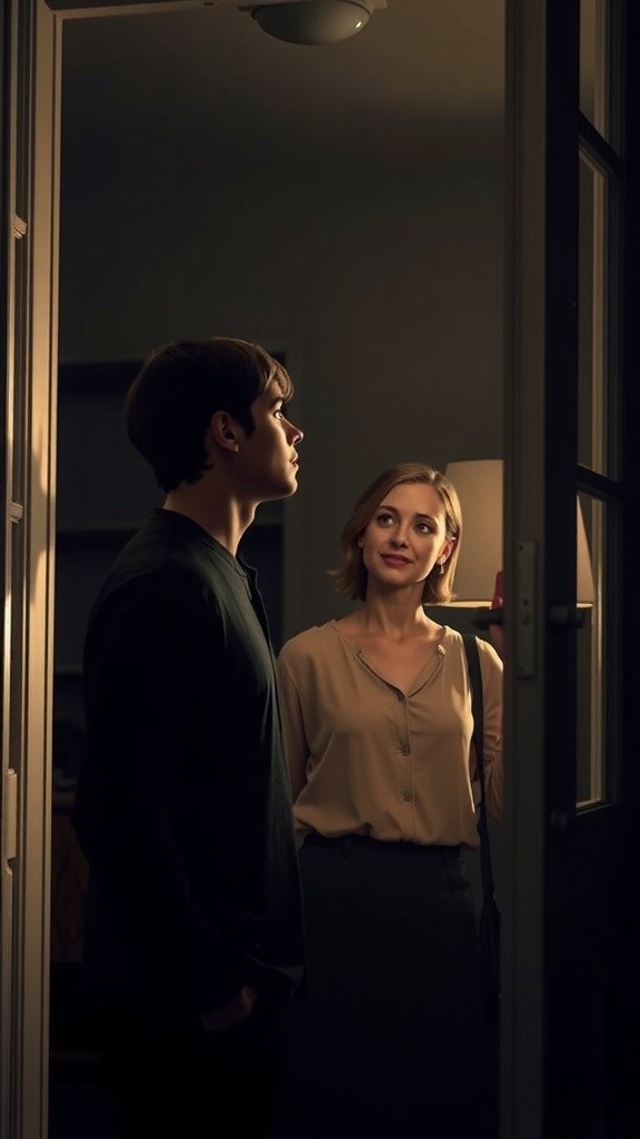 The Confrontation at the Doorway