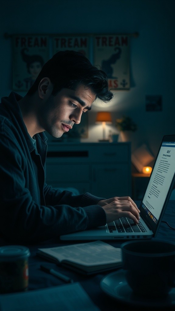 Krisis Skripsi: Dilema Raka Malam Sebelum Konsultasi