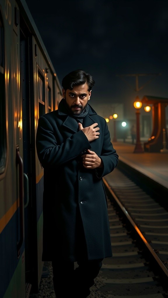 अंधेरी रात की ट्रेन स्टेशन की दहशत