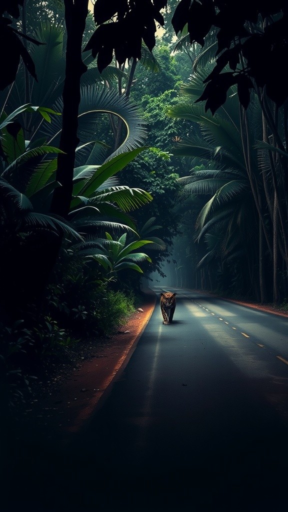 Supernatural Lion Enters Mall Surrounded by Bodyguards