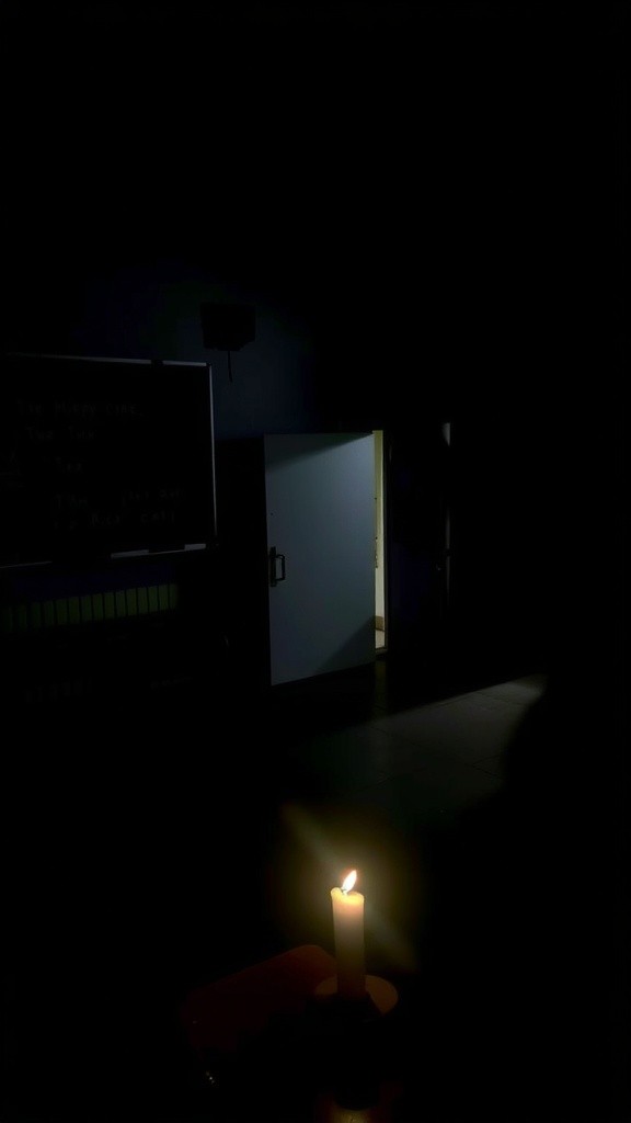 Siluet Misterius di Kelas