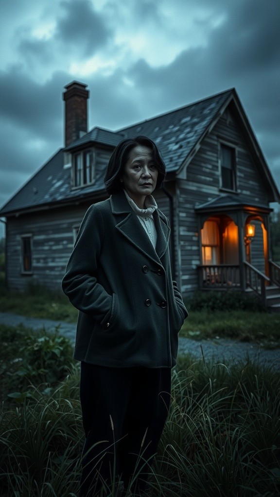 Tirai Tertutup di Rumah Sewa Tua