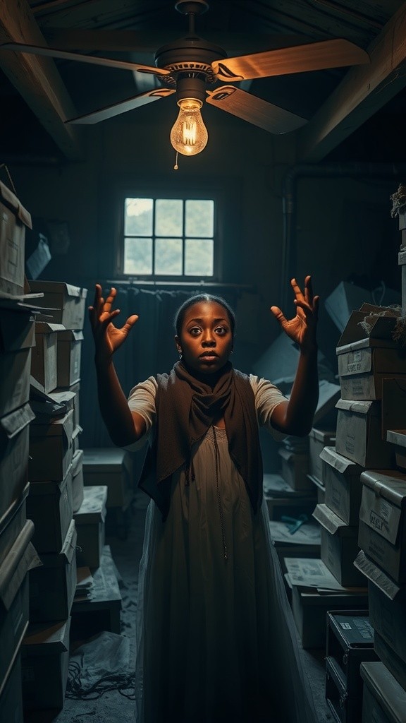 Whispers of Silence: The Broken Fan's Warning