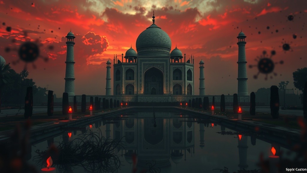 Echoes of the Upside Down: The Taj Mahal Reimagined