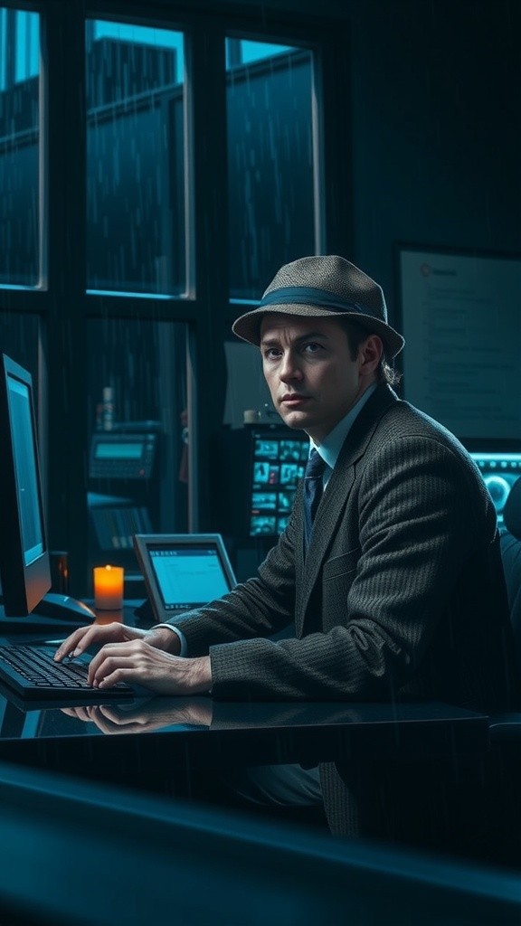 The Staring Man: A Midnight Encounter