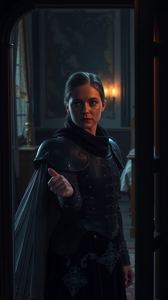 Lily's Frightening Encounter in the Dark Room