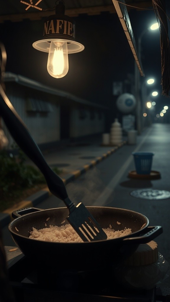 Hantu Nasi Putih di Warung Malam