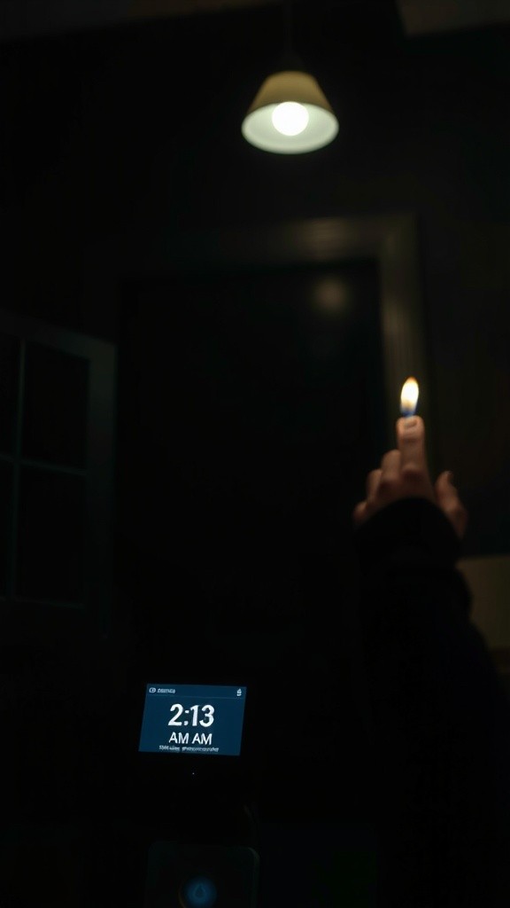 रात का डरावना संदेश