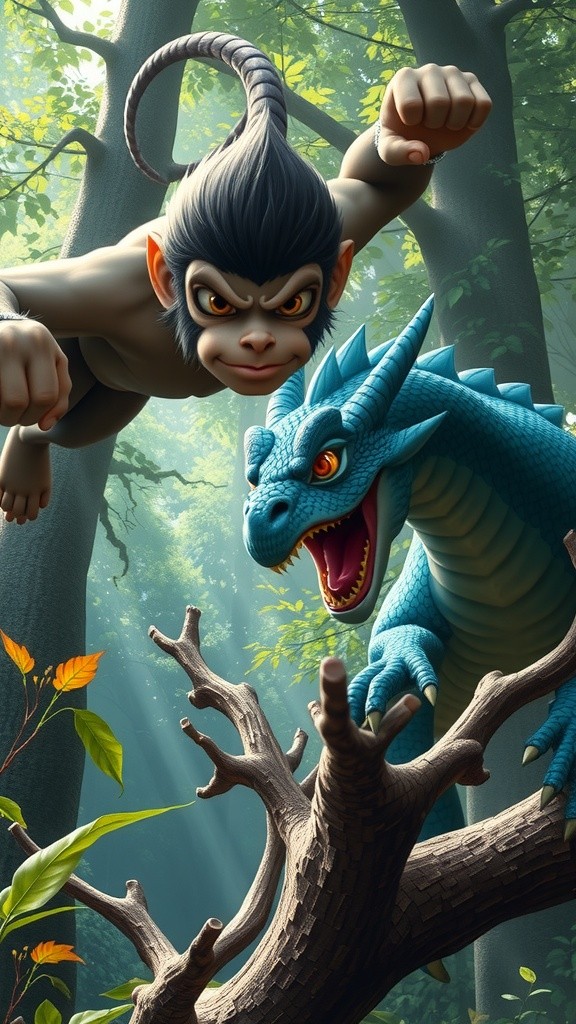 हनुमान और राक्षस का महायुद्ध