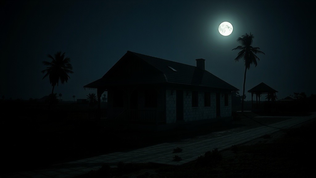 The Enigmatic Bungalow: Haunting Prompts of Fear