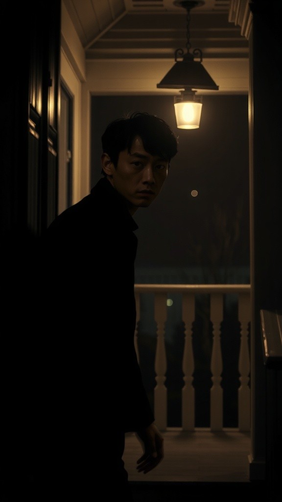 Mysterious Visitor at Night