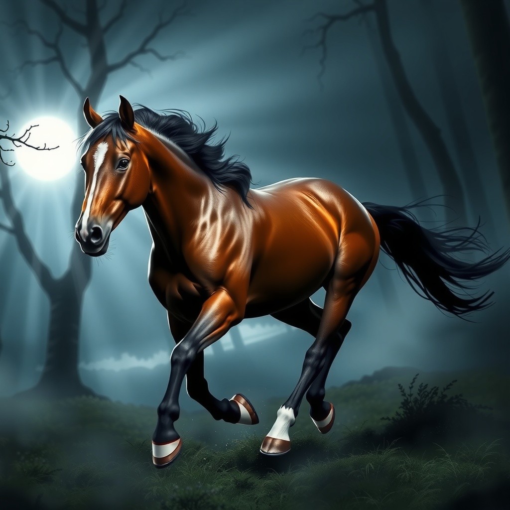 Kuda Hitam Penjaga Jalur Gaib