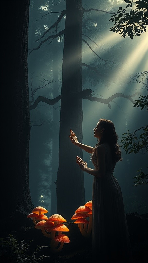 Enchanted Ambience of a Mystical Forest