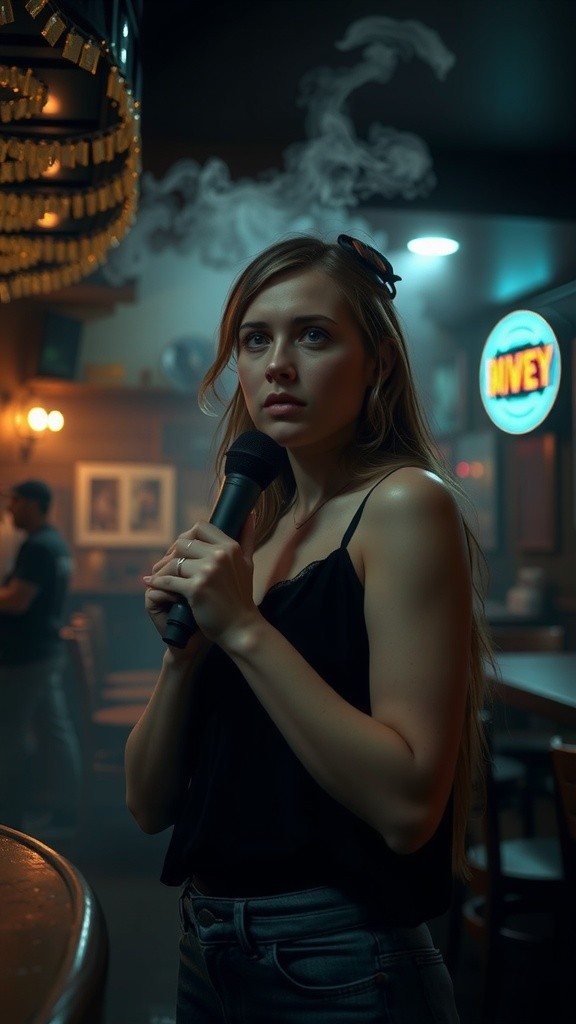 The Woman with Fire in Her Voice