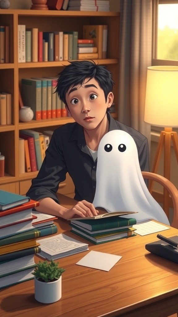 Damar dan Profesor Hantu yang Lucu