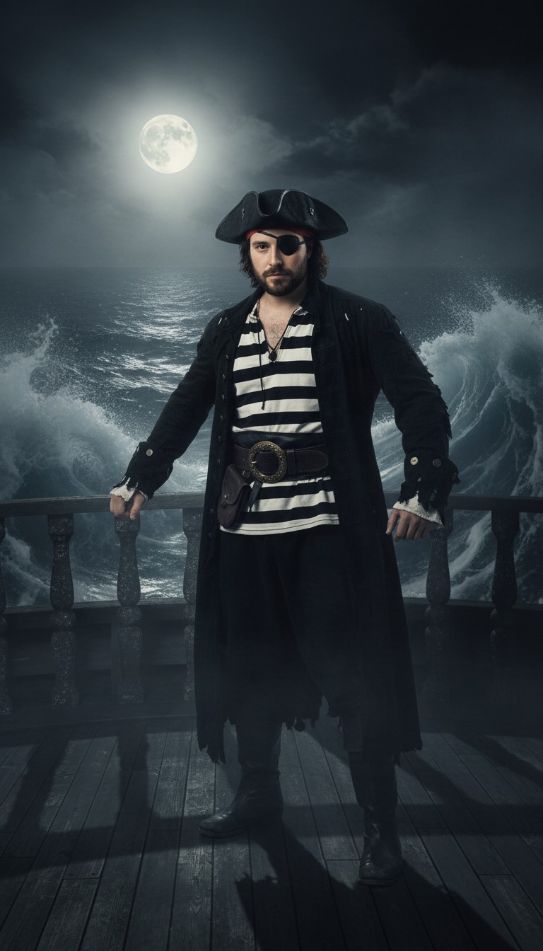 Ryan's Pirate Murder Mystery Invitation