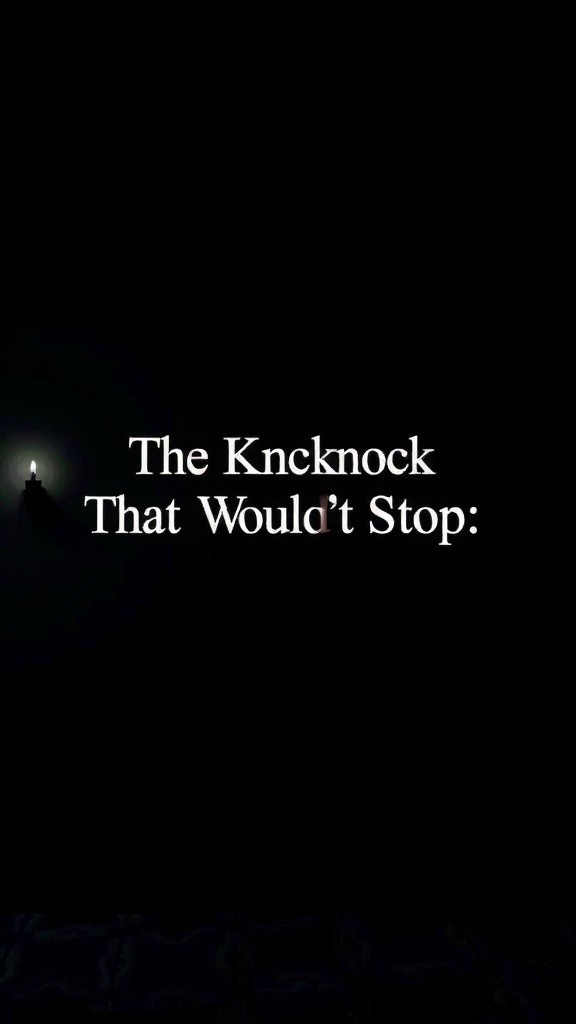 The Knock That Wouldn’t Stop